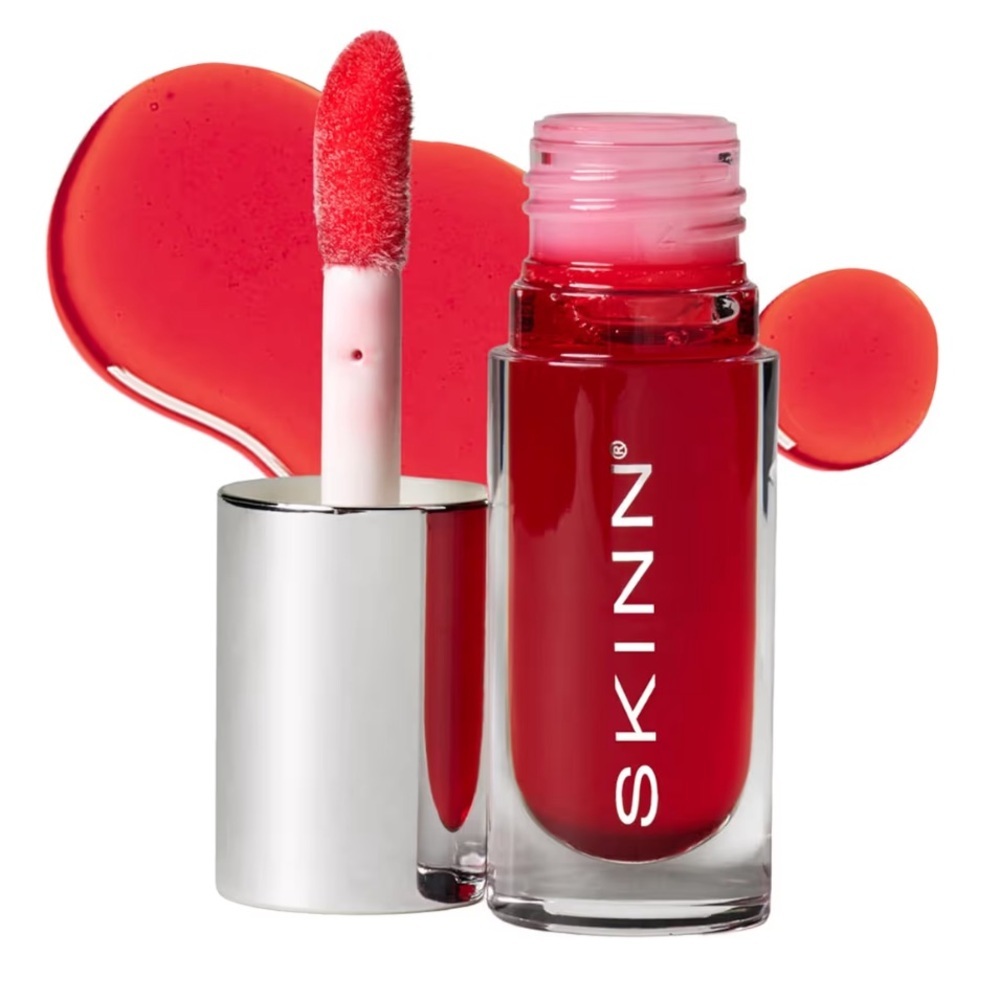 NWT- SKINN Divine Elixir - Scarlet Luminous Lip Oil Crimson